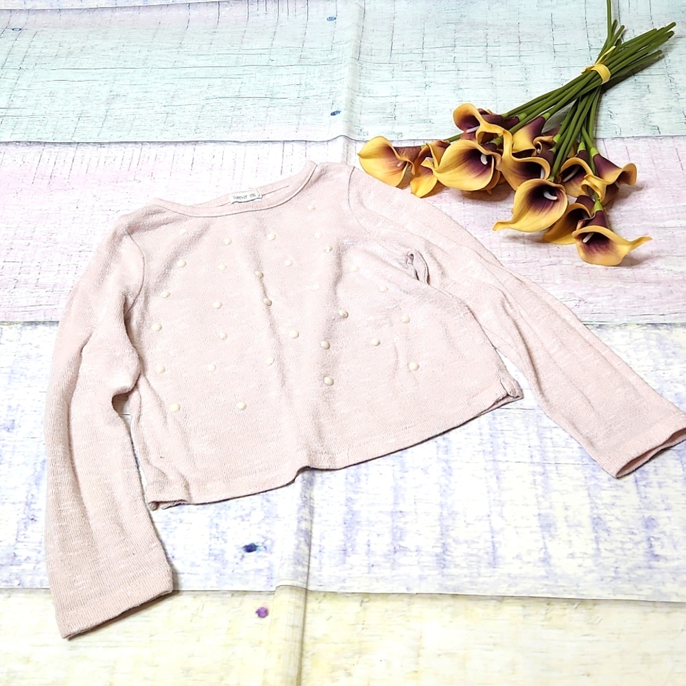 Kid's Forever Me Cropped Sweater